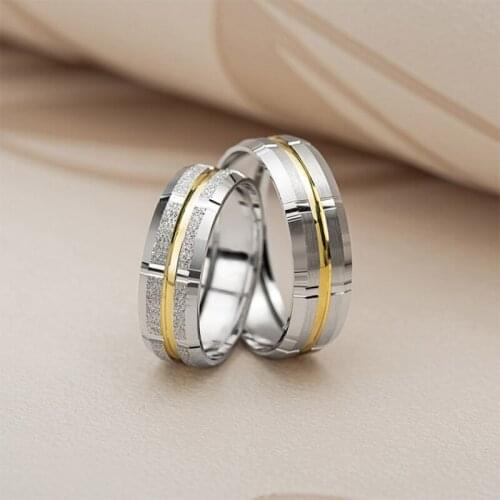 SILVERFONI 925 Sterling Real Silver Double Wedding Bands Rings Bracelet Woman Men Luxury Jewelry Fashion Engagement Anniversary