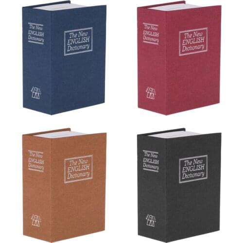 Safe Box Piggy Bank Secret Book For Coin Money Stash Security Hidden Safes Cash Money Storage Jewellery Key Locker