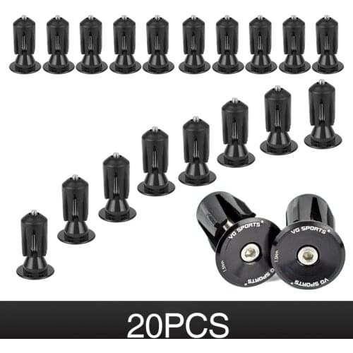 VG sports 5/10pair Bike Grip Handle Bar End Cap Aluminium Alloy MTB Handlebar Grips Plugs Caps for Bicycle Handlebar Accessories