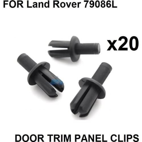 20x For Land Rover Discovery II A-Pillar Windscreen Trim Clips, 8mm Rivets- 79086L, LR033144