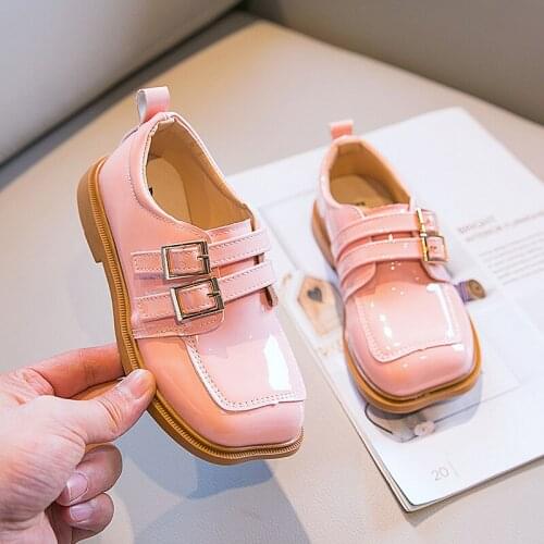 2021 Spring Fashion Toddler Leather Shoes Kids Dress Little Boys Girls Party Shoes Princess Child Baby Girl 2 3 4 5 6 7 8 Years