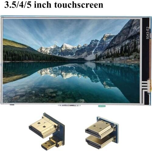 3.5/4/5 Inch Raspberry Pi 4 Touchscreen 480*300 800*480 Resolution LCD HDMI-compatible Display For Raspberry Pi 3 Model B 4B 3B
