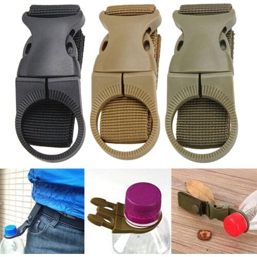 4 Pieces / Set Carabiner Nylon Webbing Buckle Belt Strap Hanging Hook Outdoor Tool for Hiking Traveling Cycling 5.7 x 1 inch