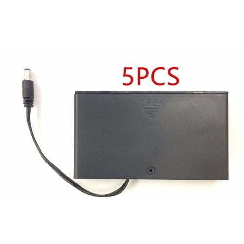 5PCS DIY 12V 8 x AA Battery Holder Case Box With Leads Switch Nov 04