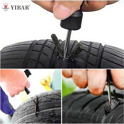 5Pcs Tire Tyre Puncture Plug Seal Repair Tool Kit Car Tubeless Puncture Tire Repair Strip Auto Motorcycle Tubeless
