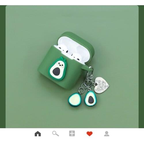 Charging case For Xiaomi Air 2 2s 2SE Case Cute Avocado Cartoon Silicon Protect Cover Airdots Pro 2S Earphone Case air2pro