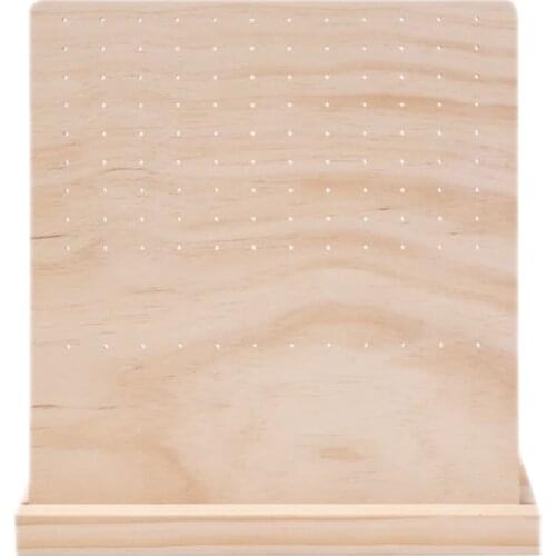 Wood Earring Organizer Stand-Earring Holder/Stud Earring Display Storage/Large Earrings Tower/Removable Jewelry Showcase