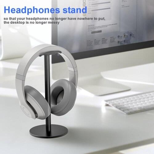 Headset Holder Display Stand Aluminum Alloy Earplug Earphone Rack For Sony MDR-ZX310 Display Stand