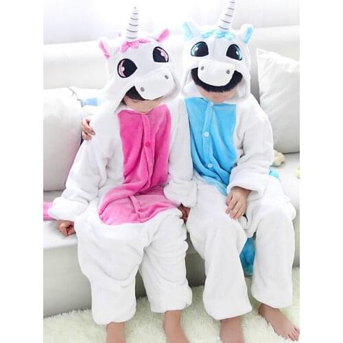 Unicorn ponies Cartoon Costumes Cosplay Jumpsuit Costume For Children Kids Onesies Pajamas Clothing For Halloween Carnival