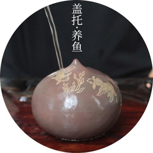 Handmade qinzhou nixing Clay Handmade Drops shape Tea Pet Teaset Ceremony Tea Accessories Kung Fu Cha Tea