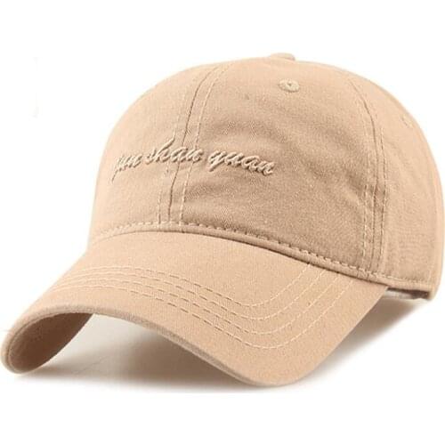 Cotton embroidered hats for men and women all-match fashion baseball caps outdoor leisure caps sun hat