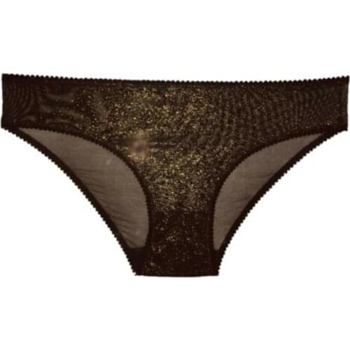 LOOK FOR YOUR WONDERFUL NIGHTS WITH ITS STUNNINGELEGANT LINGERIE ELEGANT UNDERWEAR Gold Glitter Printed Tulle FabrFREE SHIPPING