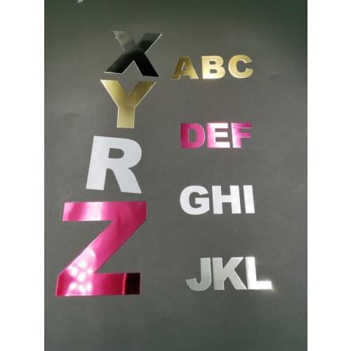 2 Nich (A-Z) Metal House Number Wheelie Bin Stickers Street Name, Home, Office, Business, Apply Door Sign Mail Box Numbers