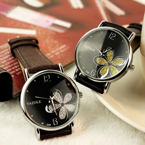 Fashion Ladies Watch Ultra-thin Stainless Steel Leather Quartz Wrist Watch Ladies Dress Watch Classic Casual Watch