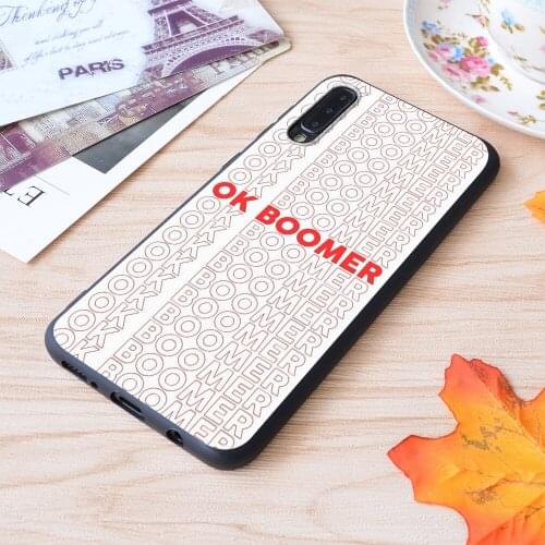 Ok Boomer Repeated Print Soft Silicone Matt Case For Samsung Galaxy S Note and Galaxy A