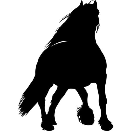 Horse Animal Theme Car Sticker Decal For Car Rear Windshield Rood Decor Removable AL361