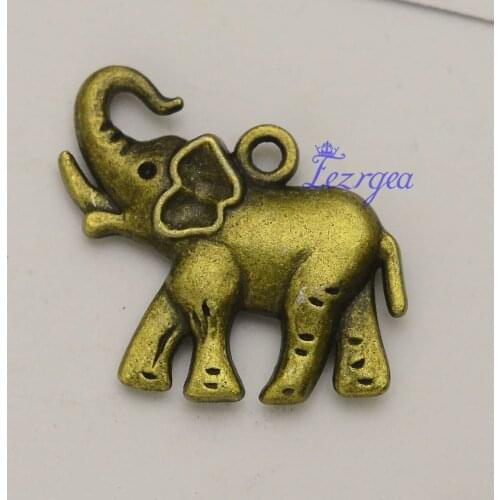 5pcs/lot-38x28mm, Antique silver plated/bronze plated elephant charms,DIY supplies,Jewelry accessories