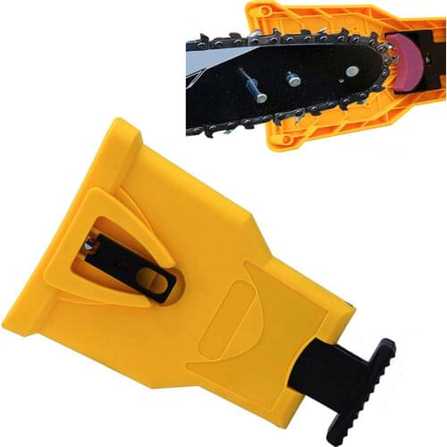 Portable Durable Chainsaw Chain Teeth Sharpener Chainsaw Saw Chain Abrasive With Sharpening Stone Woodworking Garden Tool