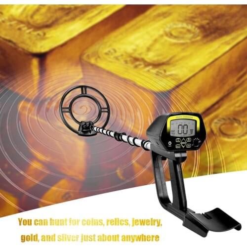 Portable Easy Installation Gold Detectors LCD Display High Sensitivity Treasure Hunter Underground Metal Detector