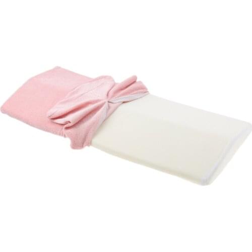 Lumbar Support Wedge Pillow Bed Sleeping Cushion Leg Elevation for Lower Back Pain Ease with Cover