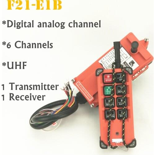 Promotion Industrial Remote Control D F21-E1B Hoist Crane Lift 8 Button Switch UHF 380 220 36V 1 Receiver 1 Transmitter Truck