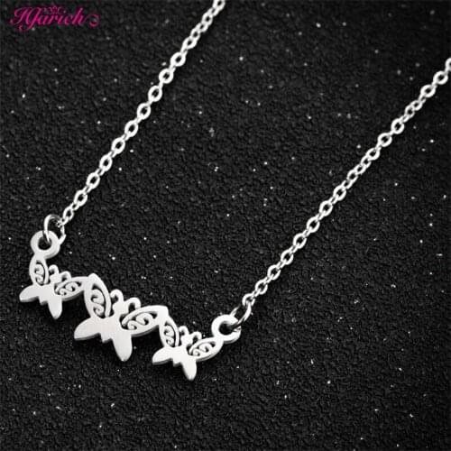Cute Butterfly Pendant Necklace For Women Cocktail Party Statement Necklace Street Style Korean Fashion Collier Jewelry Gifts