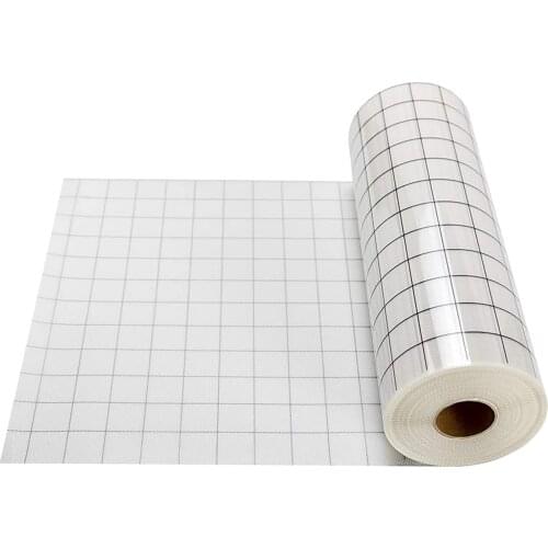 Grid Adhesive Vinyl Transfer Paper Tape Roll for Decals Signs Windows Stickers
