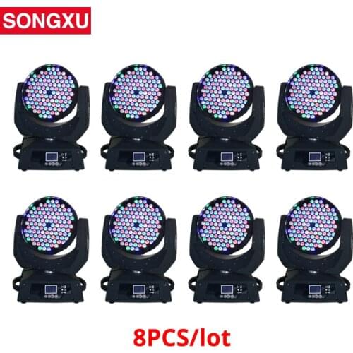 SONGXU Professional 108X3W RGBW Wash LED Moving Head Light for Disco DJ Nightclub Party 8pcs/loy/SX-MH10803