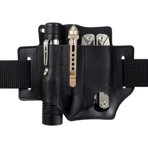 Tactical Multifunction Belt Tool Pouch EDC Portable Tool Storage Bag for Knife Pen Scabbard Camping Military Waist Bag Clip