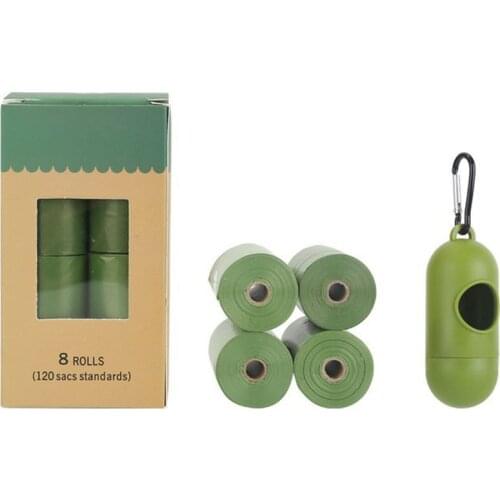 Thick Pet Waste Bags Lavender Fragrance Compostable Dog Poop Bags Leak-Proof Pet Waste Bag Refills Roll Hot Sale Dropshipping