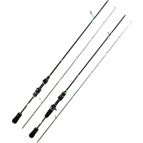 Catch.u UL Fishing Rod Ultra Light Carbon Fiber Spinning/casting Fishing Rods Ultra Soft Solid Pole Top 2 Section LW2-8g