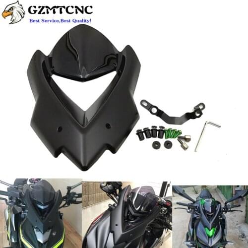 Double Bubble Windshield For Kawasaki Z1000 Z 1000 2014-2019 2015 2016 2017 2018 Windscreen Screen Wind Deflectors 15-19 14 17