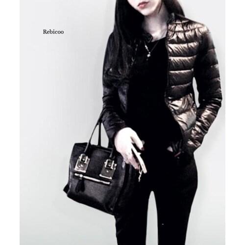 Women Autumn Winter Jacket Short Down Outwear Female Coat Cotton Padded Warm Jacket Outwear Women Down Coat