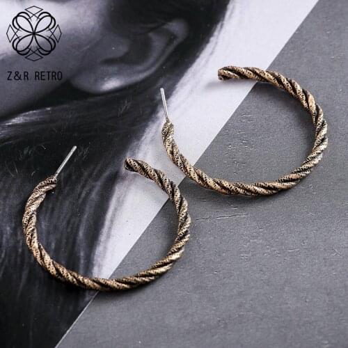 Vintage Hoop Unusual Earrings 2021 Trend Costume Jewelry for Women Goth Suspension Pendant Pendientes brinco Kpop Accessories