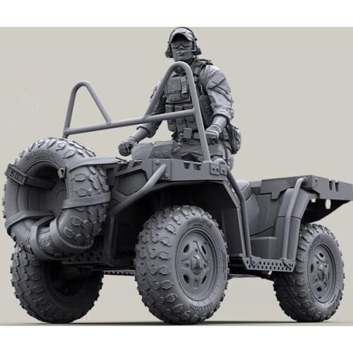 1:35 Resin Figure Model Kit Unassambled Unpainted X272(NO CAR)