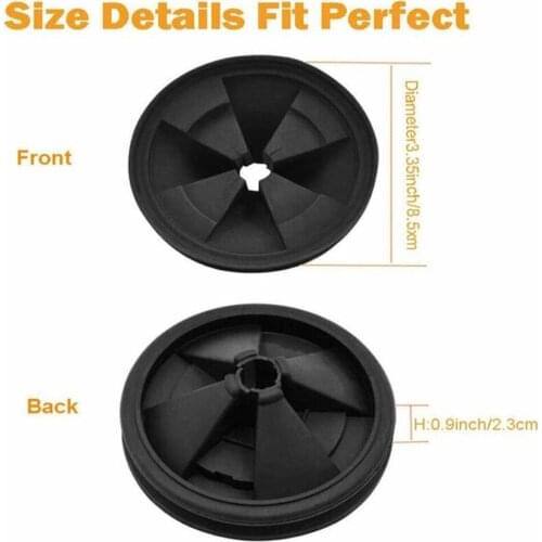 1pc Disposal Splash Guard Garbage Stopper InSinkErator Black Rubber Quiet Collar Sink Baffle Reduce Disposer