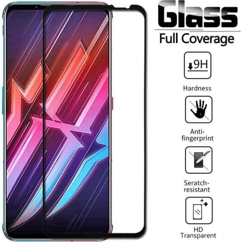 3-1Pcs Full Cover Full Glue Tempered Glass For ZTE Nubia Red Magic 6 9H Hardness Screen Protector Glass For Nubia Red Magic 6Pro