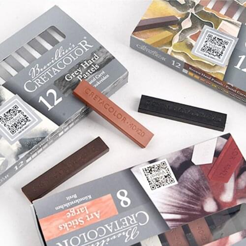 Austria Original Cretacolor Imported Hard Pastels Hard Color Chalk Set Art Sketch Charcoal Bar