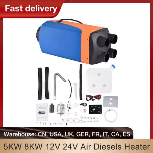 Car Parking Heater Autonomous Heater 5/8KW 12/24V Air Diesels Heater With LCD Monitor For Webasto RV Motorhome Trailer Trucks