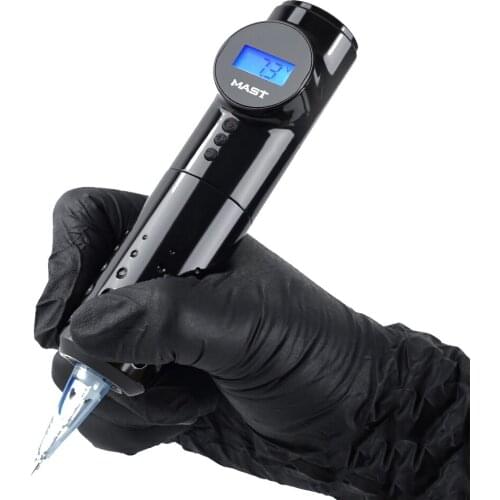 DragonHawk Mast Wireless Battery Tattoo Machine LED Display Makeup Permanent Rotary Tattoo Pen Gun Supplies For Tattoo Master