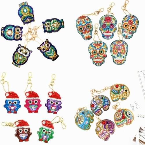 EverShine Diamond Painting Keychain Special Shaped Diamond Embroidery Accessories Stitch Kit Diamond Keychain Sale