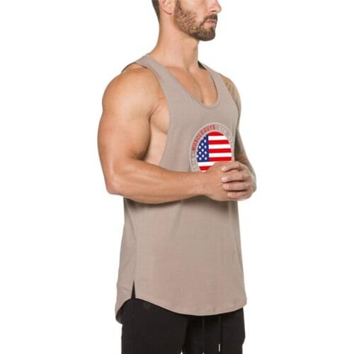 Muscleguys Brand Fitness Clothing Bodybuilding Stringer Tank Top Mens Singlet Sportswear Muscle Tanktop Gyms Shirts