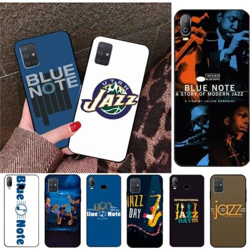 CUTEWANAN Blue Note Jazz Music Records Phone Case For Samsung Galaxy A01 A11 A31 A81 A10 A20 A30 A40 A50 A70 A80 A71 A91 A51