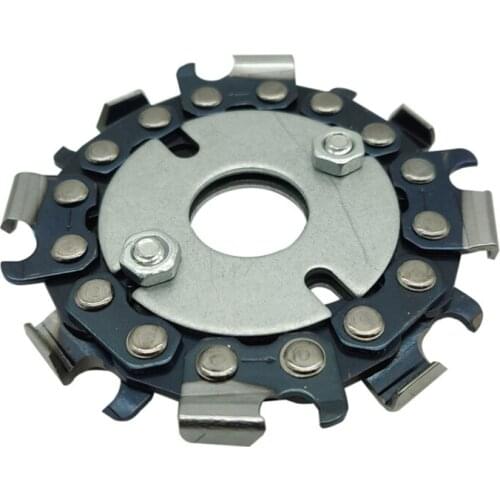 Woodcarving Disc 2.5 Inch Angle Grinder Wheel Disc Woodworking Circular Chain Saw Blade, 8 Teeth for Cutting, Carving