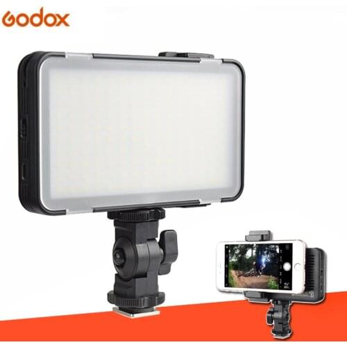 Godox LEDM150 5600K Mobile Phone LED Video Light Bright panel with In-built Battery Rechargeable Battery (USB Power Charge)