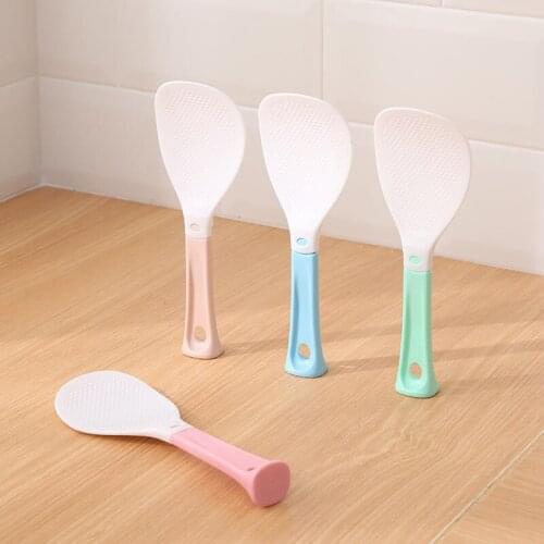 Creative cute Home Spoon Can Stand Up Rice Shovel Rice Cooker Rice Spoon Creative Non-stick Rice Cartoon Rice Scoop b