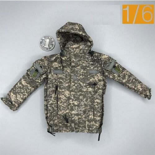 Hot Sales 1/6th Combat War Special Army Soldier Coat Shirt For Usual 12inch Doll Figures Collection