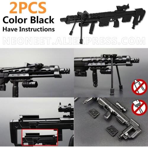 1:6 Assembly 4D Gun Model 1/6 Assault Sniper Rifle Machine Gun DSR-1 Soldier Weapon Plastic Grenade Launcher Hot Toys DAM Toys