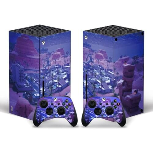 Night Scene Style Xbox Series X Skin Sticker for Console & 2 Controllers Decal Vinyl Protective Skins Style 1