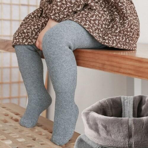 Toddler Girl Winter Pantyhose Children Kid Boy Thermal Thick Velvet Cute Pants Newborn Infant White Warm Tights Baby Accessories